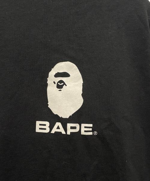 A BATHING APE（アベイシングエイプ）A BATHING APE (アベイシングエイプ) 長袖カットソー ブラック サイズ:XLの古着・服飾アイテム