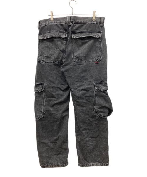 LEVI'S（リーバイス）LEVI'S (リーバイス) デニムカーゴパンツ ブラック サイズ:36の古着・服飾アイテム
