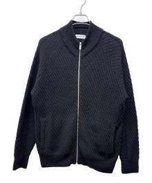 MACKINTOSH LONDON（マッキントッシュ ロンドン）の古着「ロービングウールフルジップアップニット」｜ブラック