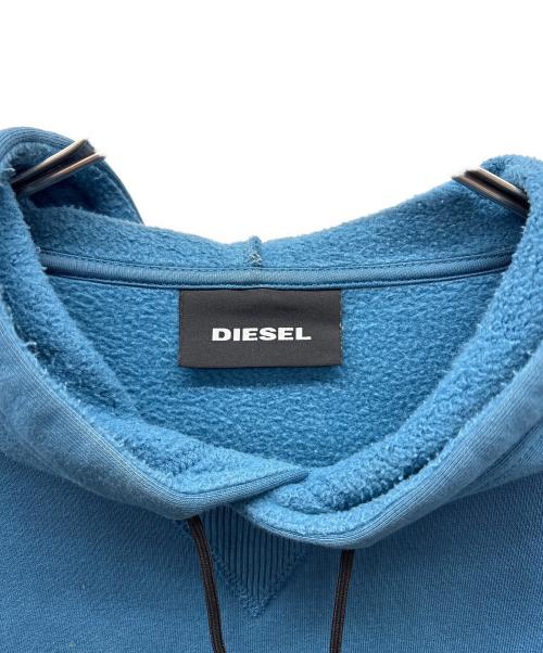 DIESEL（ディーゼル）DIESEL (ディーゼル) プルオーバーパーカー ブルー サイズ:Mの古着・服飾アイテム