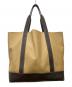 LOEWE（ロエベ）の古着「カディスレザートートバッグ」｜ベージュ×グリーン