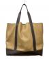 LOEWE (ロエベ) カディスレザートートバッグ ベージュ×グリーン：15000円