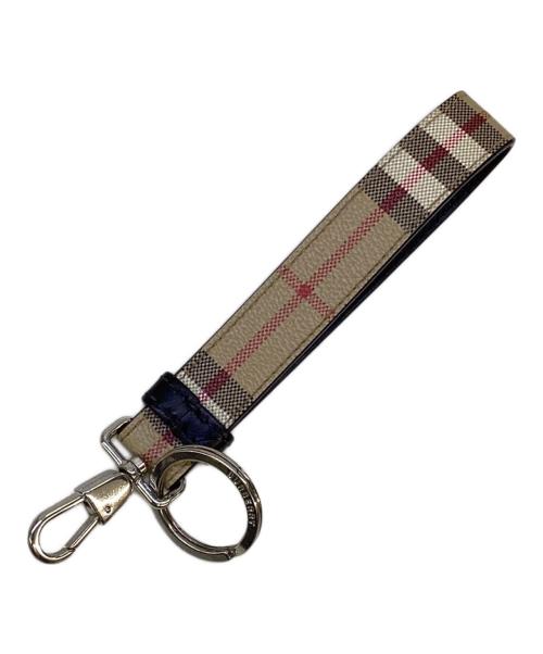 BURBERRY（バーバリー）BURBERRY (バーバリー) キーリング ベージュ×ブラックの古着・服飾アイテム
