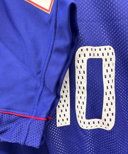adidas（アディダス）adidas (アディダス) 半袖カットソー ブルー サイズ:Lの古着・服飾アイテム
