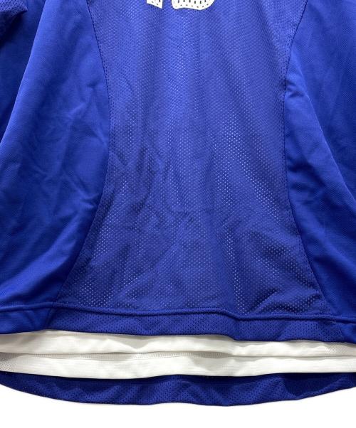 adidas（アディダス）adidas (アディダス) 半袖カットソー ブルー サイズ:Lの古着・服飾アイテム