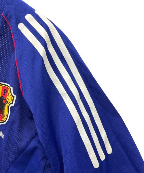 adidas（アディダス）adidas (アディダス) 半袖カットソー ブルー サイズ:Lの古着・服飾アイテム