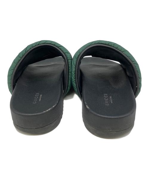 GUCCI（グッチ）GUCCI (グッチ) サンダル グリーン×レッド×ブラック サイズ:SIZE　40の古着・服飾アイテム