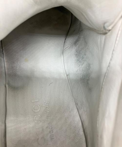 GUCCI（グッチ）GUCCI (グッチ) ハイカットスニーカー ネイビー×ホワイト サイズ:26.5の古着・服飾アイテム