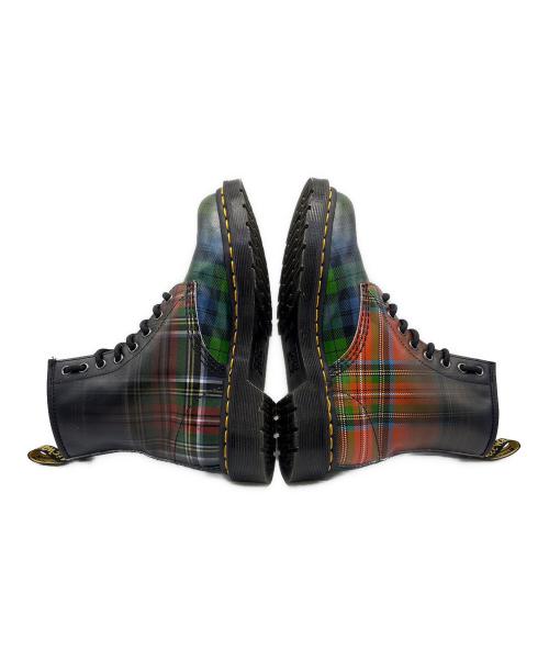 Dr.Martens 1460 TARTAN（ドクターマーチン 1460 タータン）Dr.Martens 1460 TARTAN (ドクターマーチン 1460 タータン) ブーツ グリーン×レッド×ブラック サイズ:23.5cmの古着・服飾アイテム
