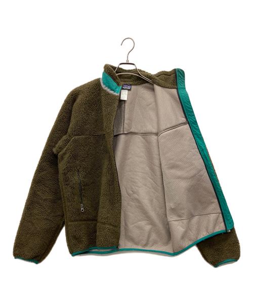 Patagonia（パタゴニア）Patagonia (パタゴニア) フリースジャケット ブラウン×グリーン サイズ:Sの古着・服飾アイテム