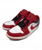 NIKEナイキ）の古着「ローカットスニーカー」｜ホワイト×レッド×ブラック