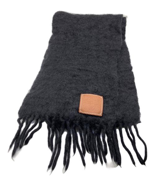 LOEWE（ロエベ）LOEWE (ロエベ) マフラー ブラックの古着・服飾アイテム