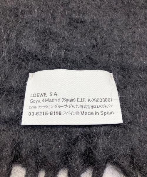 LOEWE（ロエベ）LOEWE (ロエベ) マフラー ブラックの古着・服飾アイテム