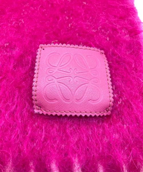 LOEWE（ロエベ）LOEWE (ロエベ) マフラー ショッキングピンクの古着・服飾アイテム