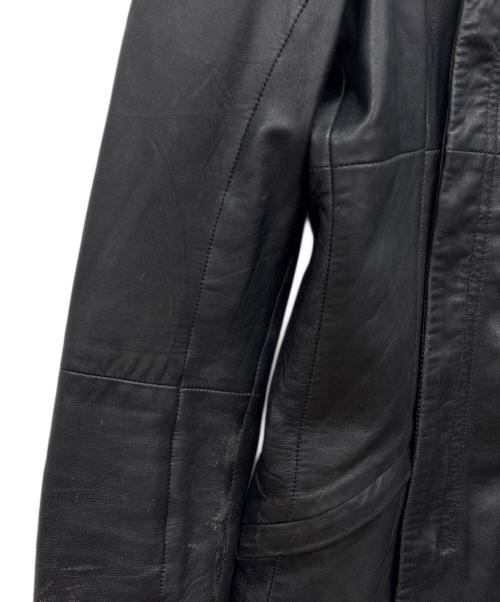 EKAM（エカム）EKAM (エカム) レザージャケット ブラック サイズ:Lの古着・服飾アイテム
