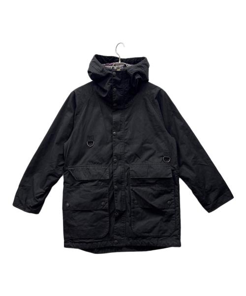 Barbour（バブアー）Barbour (バブアー) PILGRIM SURF+SUPPLY (ピルグリム サーフサプライ) チェスターコート ブラック サイズ:34の古着・服飾アイテム