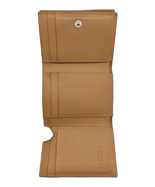 LOEWE（ロエベ）LOEWE (ロエベ) 3つ折り財布 ブラウンの古着・服飾アイテム