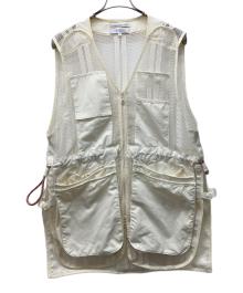 FUNCTIONALITY.CULTURE.EXPLORATION（ファンクショナリティ・カルチャー・エクスプロレーション）の古着「ピグメントダイユーティリティベスト」｜ホワイト