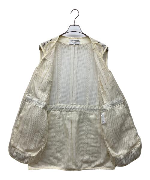 FUNCTIONALITY.CULTURE.EXPLORATION（ファンクショナリティ・カルチャー・エクスプロレーション）FUNCTIONALITY.CULTURE.EXPLORATION (ファンクショナリティ・カルチャー・エクスプロレーション) ピグメントダイユーティリティベスト ホワイト サイズ:freeの古着・服飾アイテム