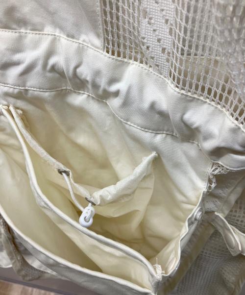FUNCTIONALITY.CULTURE.EXPLORATION（ファンクショナリティ・カルチャー・エクスプロレーション）FUNCTIONALITY.CULTURE.EXPLORATION (ファンクショナリティ・カルチャー・エクスプロレーション) ピグメントダイユーティリティベスト ホワイト サイズ:freeの古着・服飾アイテム