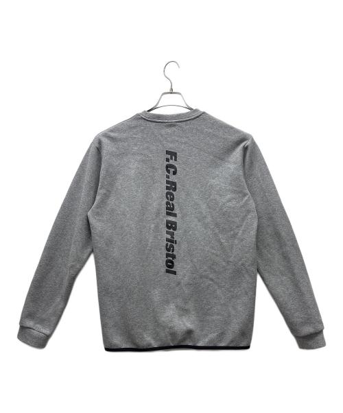 F.C.R.B.（エフシーレアルブリストル）F.C.R.B. (エフシーレアルブリストル) クルーネックスウェット グレー サイズ:Lの古着・服飾アイテム