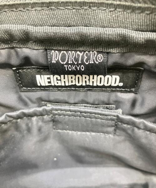 PORTER（ポーター）PORTER (ポーター) NEIGHBORHOOD (ネイバーフッド) ショルダーバッグ グレー×ホワイトの古着・服飾アイテム