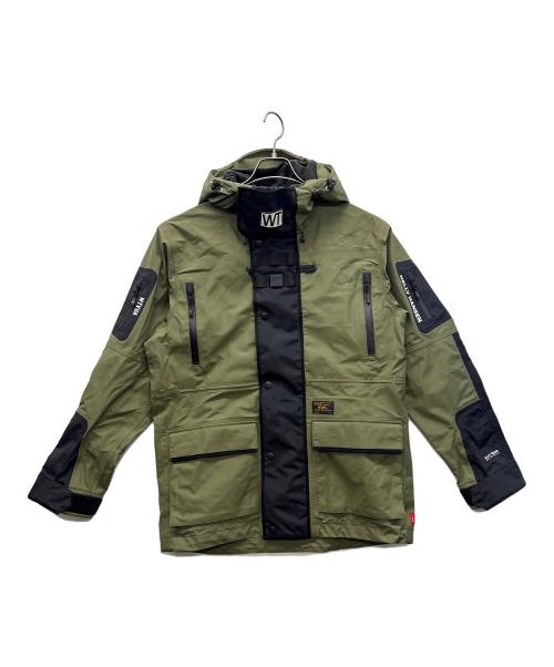 WTAPS（ダブルタップス）WTAPS (ダブルタップス) HELLY HANSEN (ヘリーハンセン) マウンテンパーカー オリーブ×ブラック サイズ:Ｍの古着・服飾アイテム