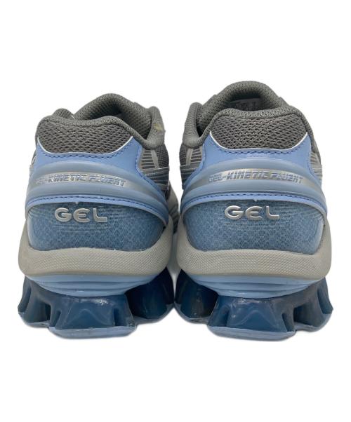 asics（アシックス）asics (アシックス) ローカットスニーカー グレー×ブルー サイズ:23.5cmの古着・服飾アイテム