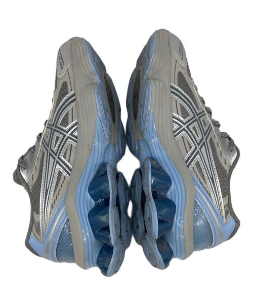 asics（アシックス）asics (アシックス) ローカットスニーカー グレー×ブルー サイズ:23.5cmの古着・服飾アイテム