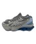 asics (アシックス) ローカットスニーカー グレー×ブルー サイズ:23.5cm：12000円