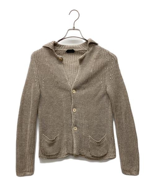 Zanone（ザノーネ）Zanone (ザノーネ) ニットカーディガン ベージュ サイズ:44の古着・服飾アイテム