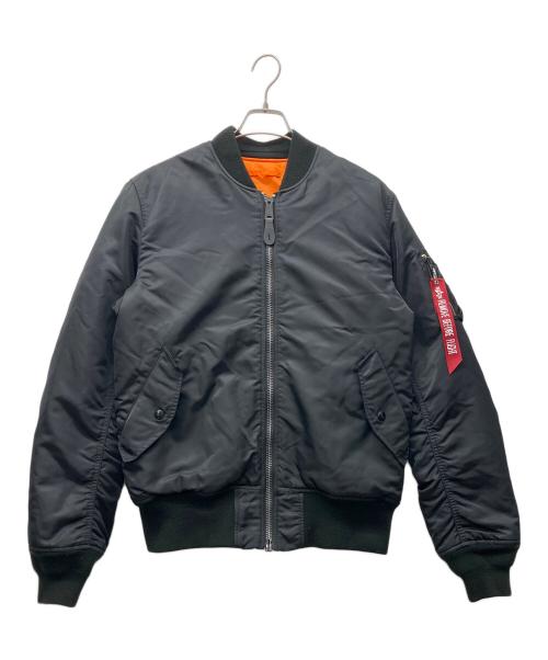 ALPHA（アルファ）ALPHA (アルファ) MA-1ジャケット ブラック サイズ:XLの古着・服飾アイテム