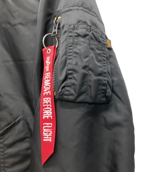 ALPHA（アルファ）ALPHA (アルファ) MA-1ジャケット ブラック サイズ:XLの古着・服飾アイテム