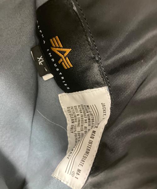 ALPHA（アルファ）ALPHA (アルファ) MA-1ジャケット ブラック サイズ:XLの古着・服飾アイテム