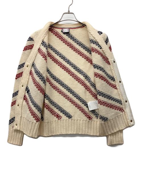 MONCLER GAMME BLEU（モンクレール ガム ブルー）MONCLER GAMME BLEU (モンクレール ガム ブルー) 薄手カーディガン ベージュ サイズ:Mの古着・服飾アイテム