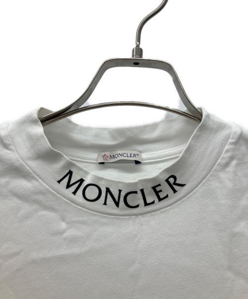 MONCLER（モンクレール）MONCLER (モンクレール) 半袖カットソー ホワイト サイズ:XSの古着・服飾アイテム