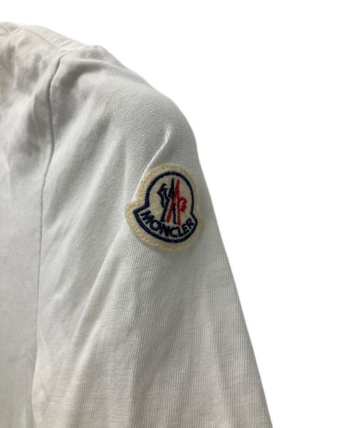 MONCLER（モンクレール）MONCLER (モンクレール) 半袖カットソー ホワイト サイズ:XSの古着・服飾アイテム