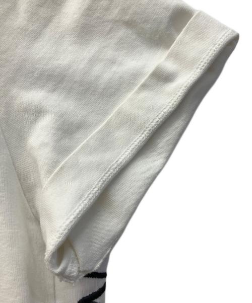 MONCLER（モンクレール）MONCLER (モンクレール) 半袖カットソー ホワイト サイズ:Sの古着・服飾アイテム