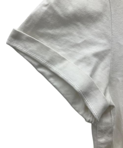 MONCLER（モンクレール）MONCLER (モンクレール) 半袖カットソー ホワイト サイズ:Sの古着・服飾アイテム