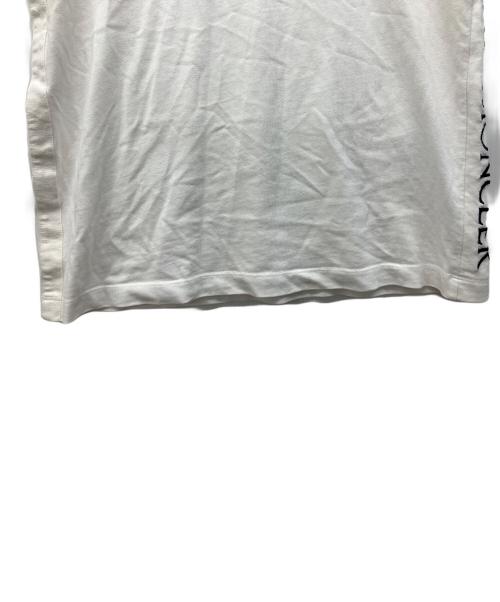 MONCLER（モンクレール）MONCLER (モンクレール) 半袖カットソー ホワイト サイズ:Sの古着・服飾アイテム