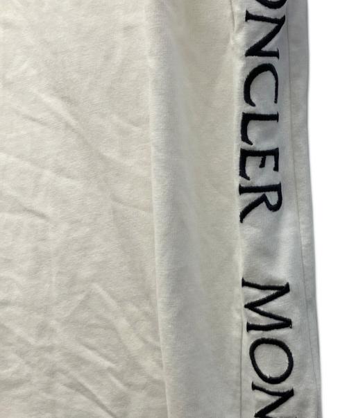 MONCLER（モンクレール）MONCLER (モンクレール) 半袖カットソー ホワイト サイズ:Sの古着・服飾アイテム