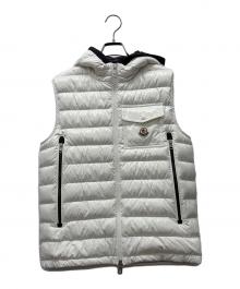 MONCLER（モンクレール）の古着「ダウンベスト」｜ホワイト