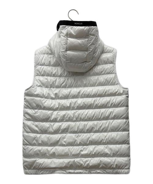 MONCLER（モンクレール）MONCLER (モンクレール) ダウンベスト ホワイト サイズ:１の古着・服飾アイテム