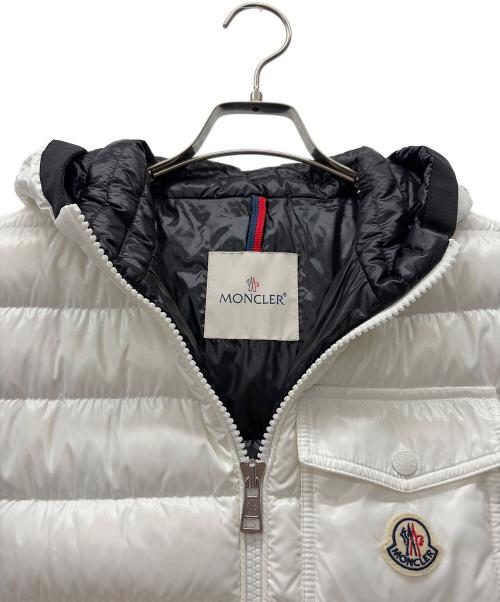 MONCLER（モンクレール）MONCLER (モンクレール) ダウンベスト ホワイト サイズ:１の古着・服飾アイテム