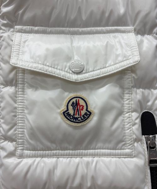 MONCLER（モンクレール）MONCLER (モンクレール) ダウンベスト ホワイト サイズ:１の古着・服飾アイテム