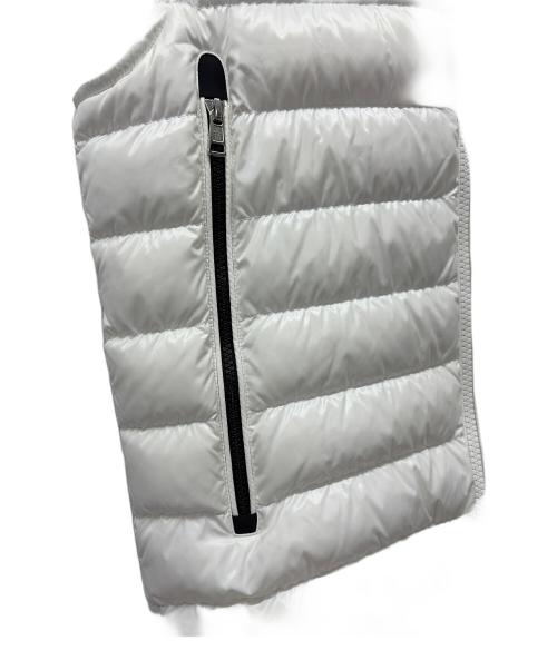 MONCLER（モンクレール）MONCLER (モンクレール) ダウンベスト ホワイト サイズ:１の古着・服飾アイテム