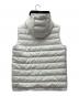 MONCLER (モンクレール) ダウンベスト ホワイト サイズ:１：50000円