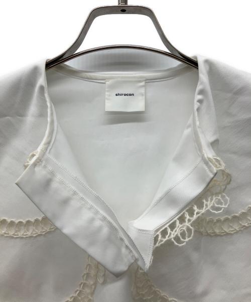 shirocon（シロコン）shirocon (シロコン) 長袖カットソー ホワイト サイズ:36の古着・服飾アイテム