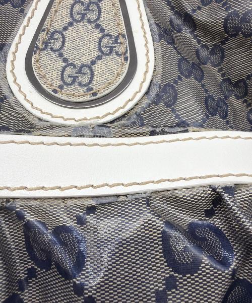 GUCCI（グッチ）GUCCI (グッチ) トートバッグ ホワイト×グレーの古着・服飾アイテム