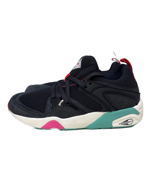 PUMA（プーマ）PUMA (プーマ) スニーカー ブラック×ブルー サイズ:27.5の古着・服飾アイテム